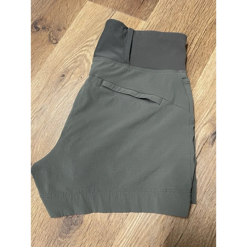 Athleta Trekkie North Shorts Womens 0 Green Hiking Workout
